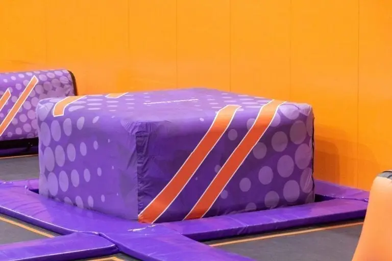 AirCube on trampoline