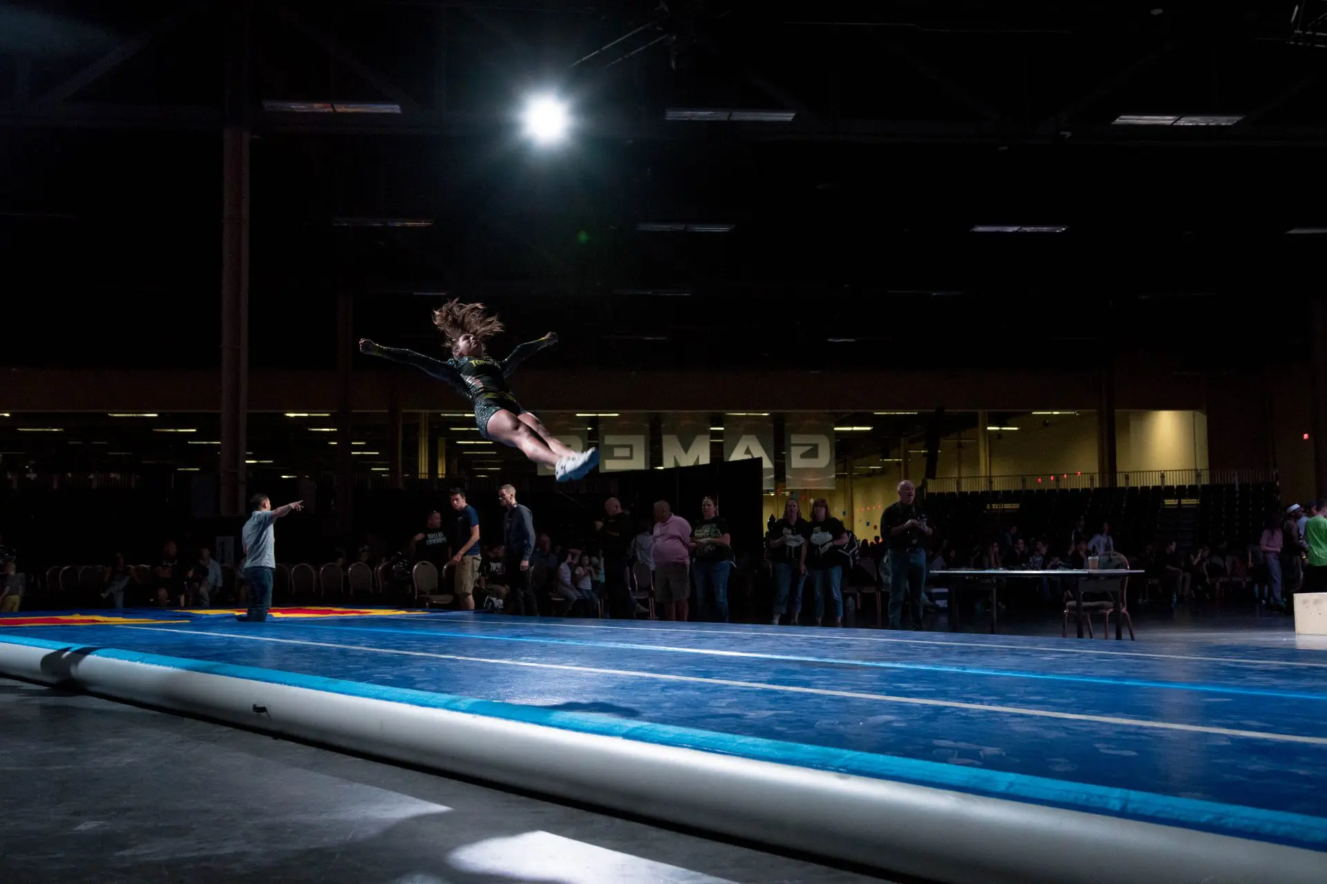 AirTrack Backflip