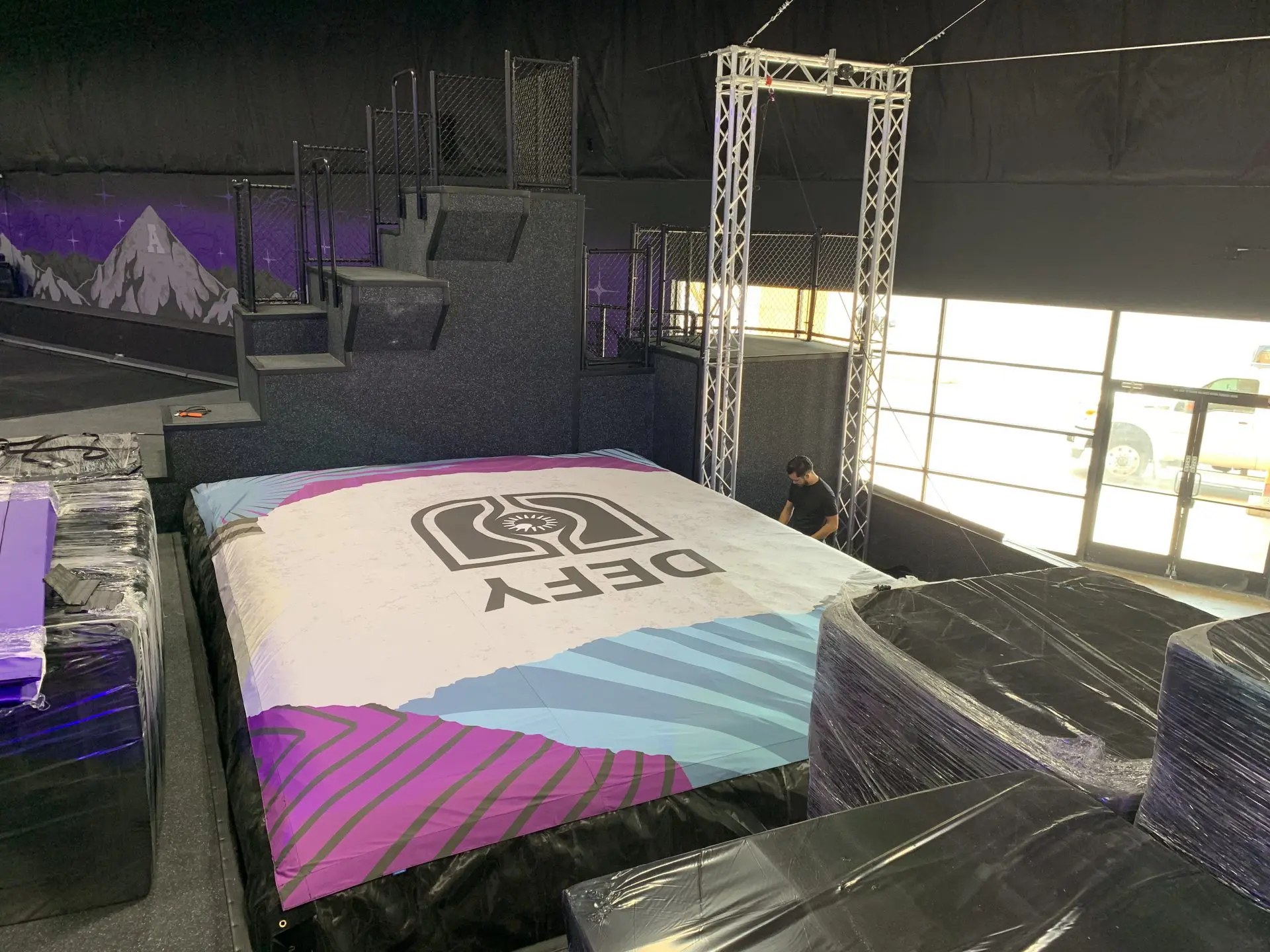 AirBag Installation Trampoline Park
