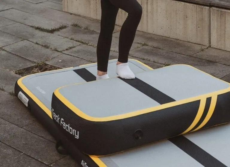 Girl standing on spark AirBlock outside