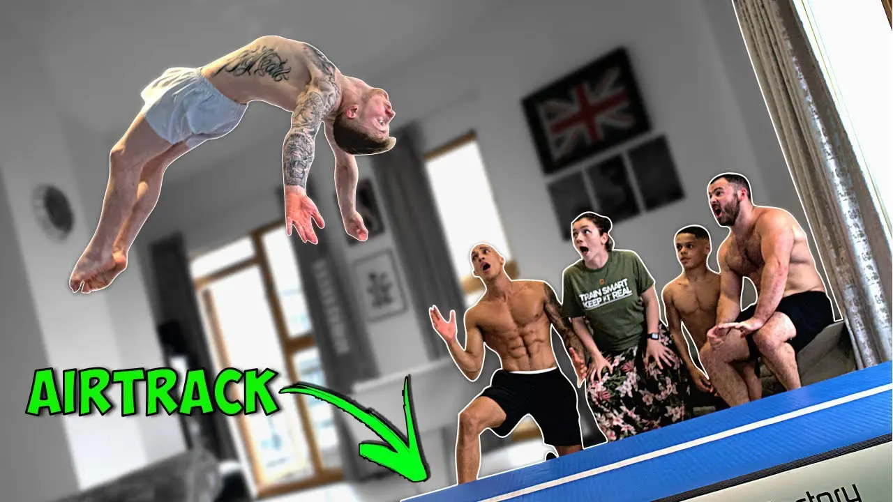 Nile Wilson indoor gymnastics AirTrack